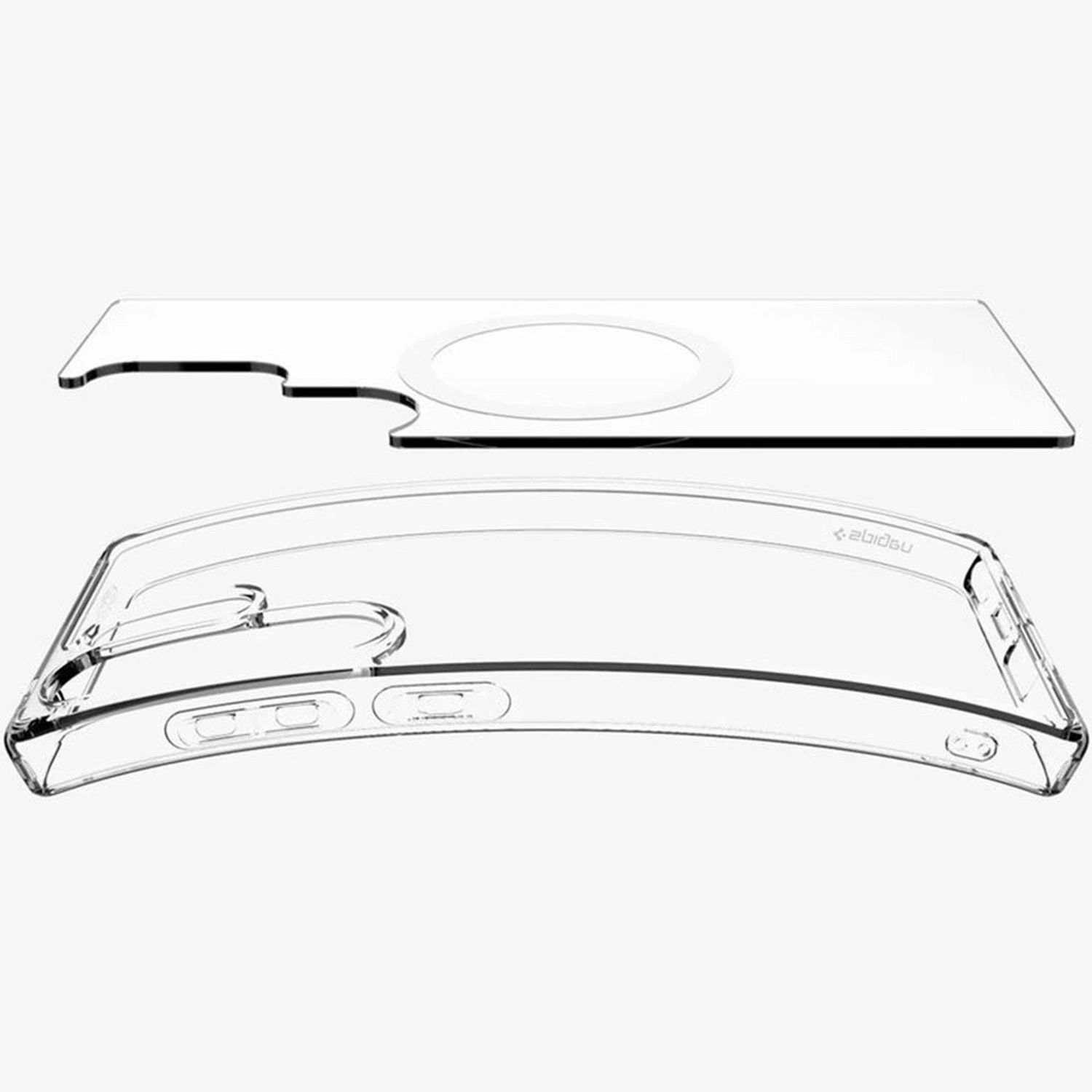 Ultra Hybrid MagFit Clear Case for Samsung Galaxy S25 Ultra