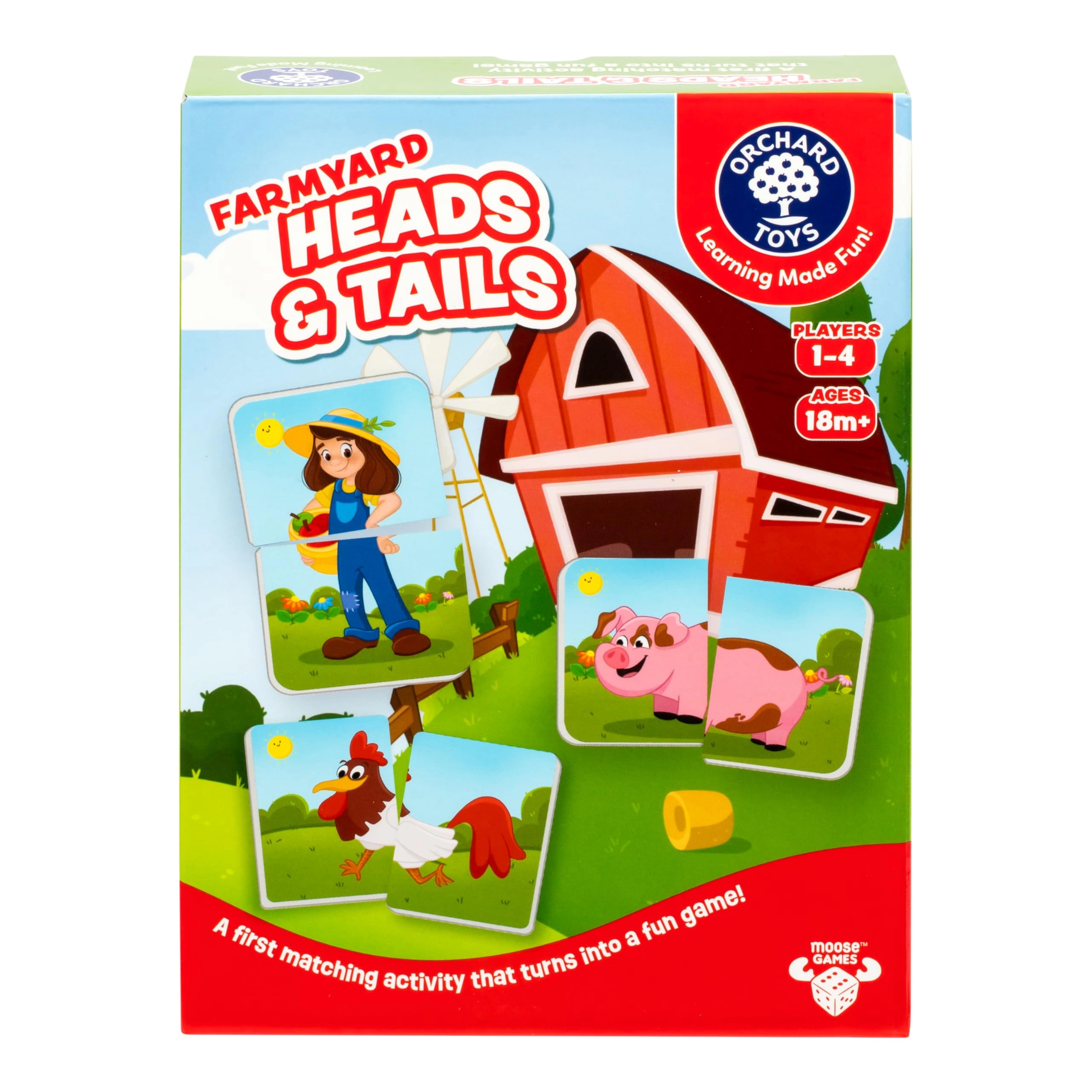 Farmyard Heads & Tails - 18 Months+ 24 pieces