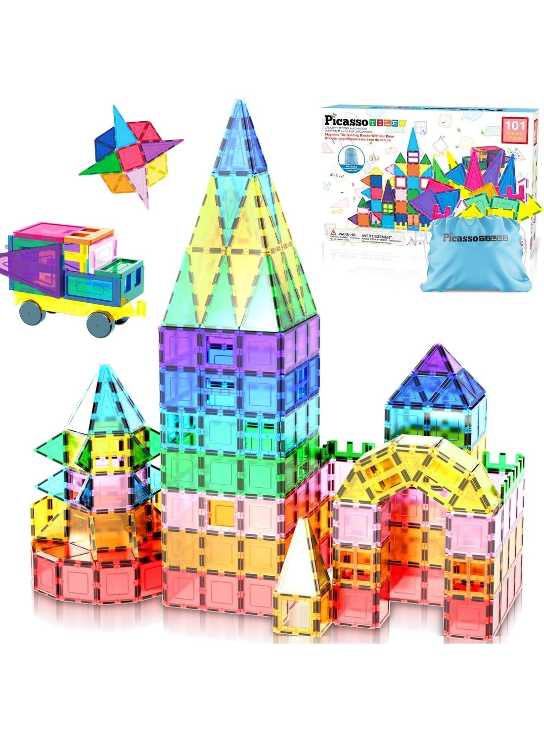 Magnetic 3D Blocks - Architecture 101 pcs