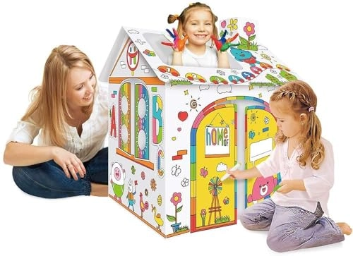 DIY Large Cardboard Play House - 2+ years 1 pcs