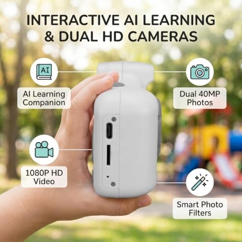 AI Kids Camera - 40MP 1080P