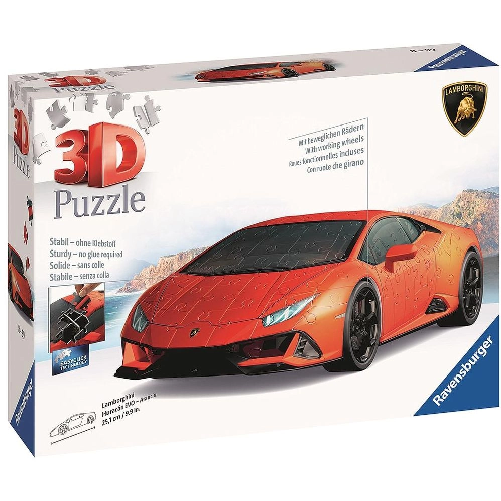 RAVENSBURGER PUZZLES Lamborghini Huracan 3D Puzzle (11571-6) - 108 pcs