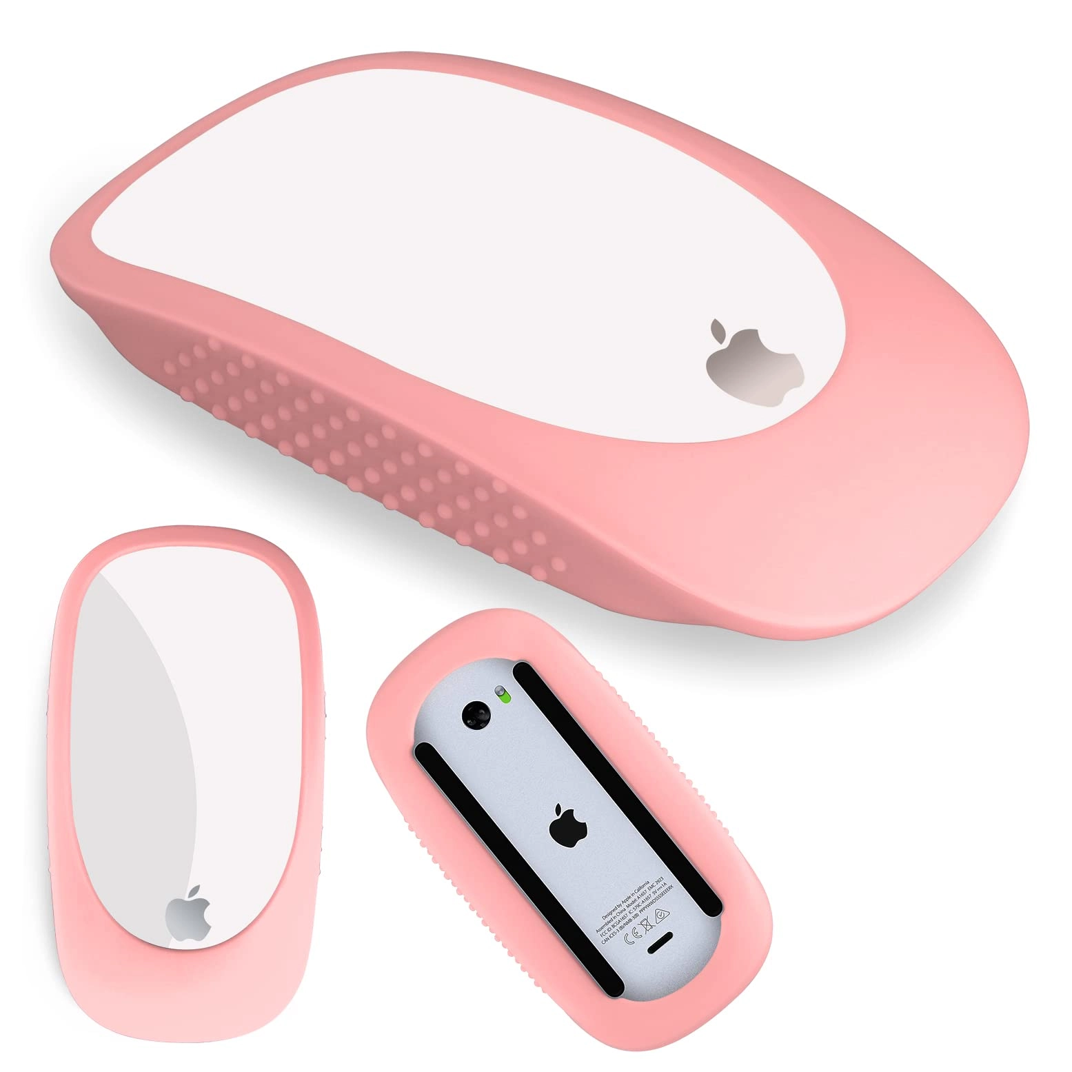 AKSHFETH Silicone Protector for Apple Magic Mouse - Pink Soft