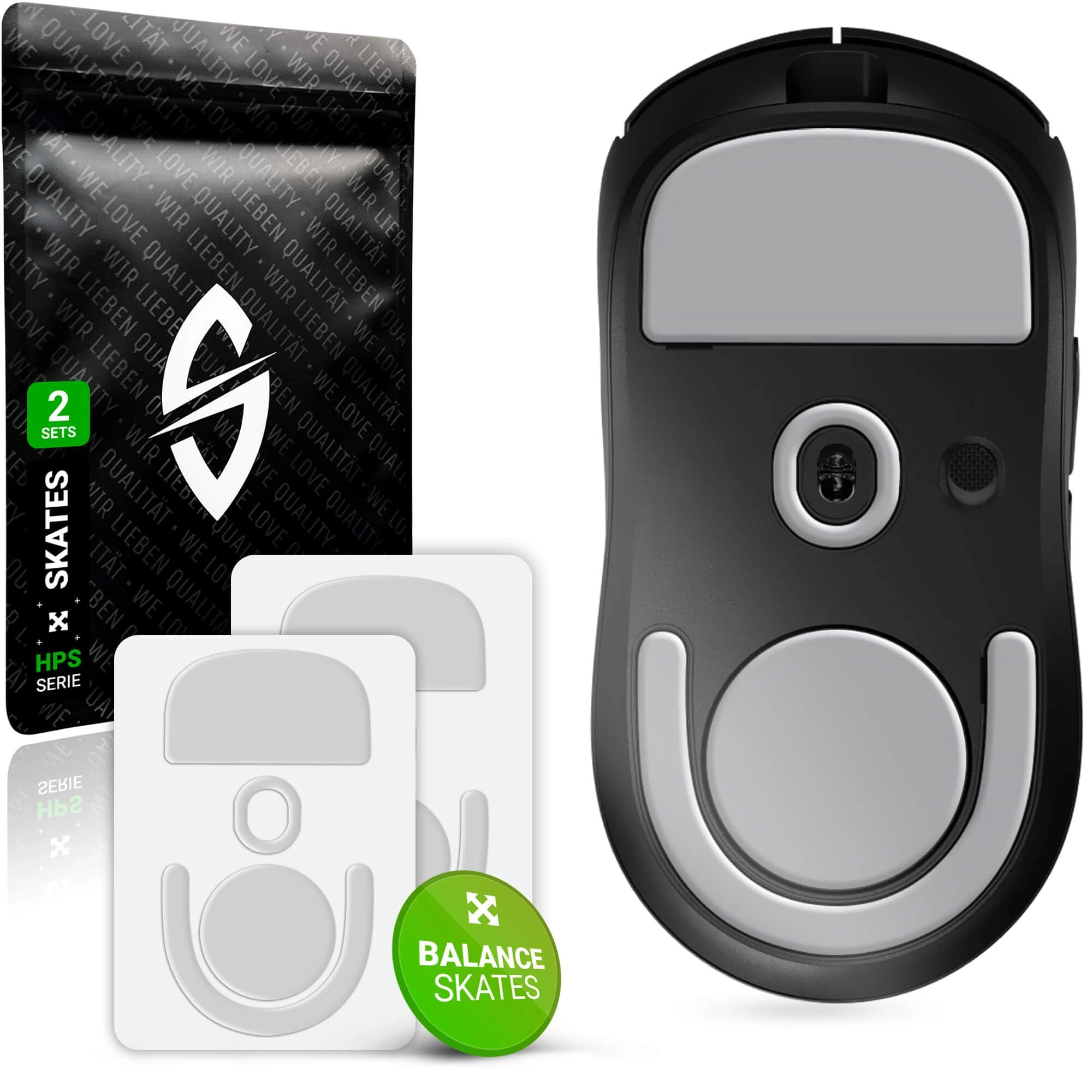 SensoryBoost HPS Glides - Set of 2 Compatible with Logitech G PRO X Superlight 2 White