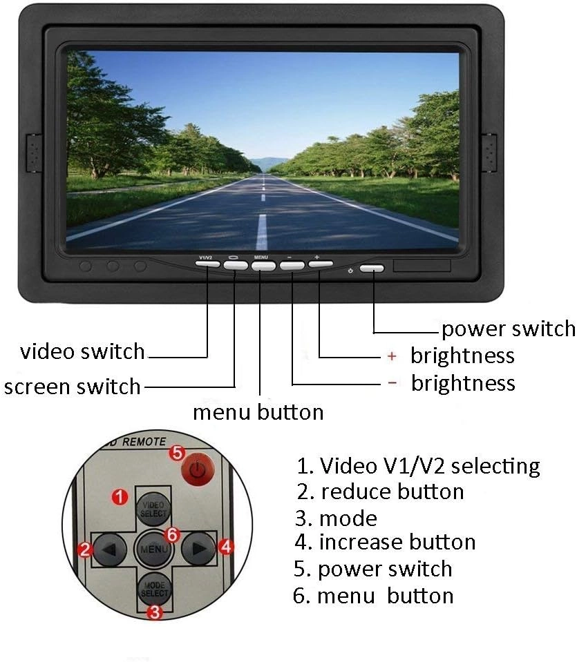 Vehicle Backup Camera System - Night vision Hardwire