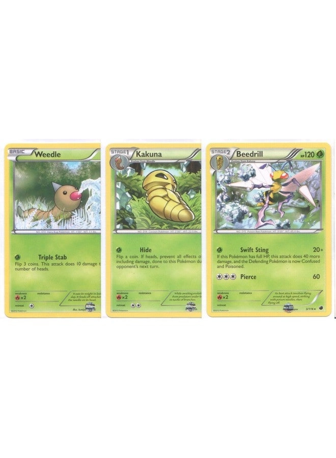 Pokémon Rare Card Evolution Set (Plasma Freeze #1, #2 and #3) - 3pcs