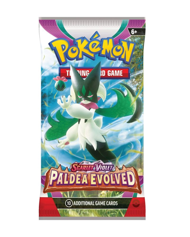 Pokemon Scarlet & Violet Paldea Evolved Booster Pack - 10pcs