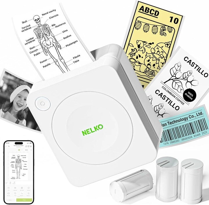 PM230 - Bluetooth 3 Rolls Paper WHITE