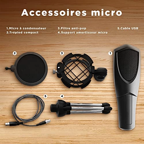 INMICROSTR USB Microphone