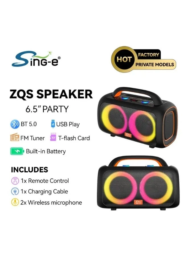 ZQS-L19 - two wireless microphones 40W