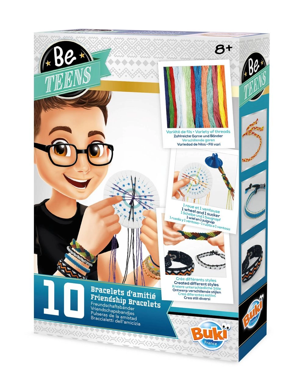 Friendship Bracelets Kit - 10 bracelets Suitable for 8 to 13+ yrs