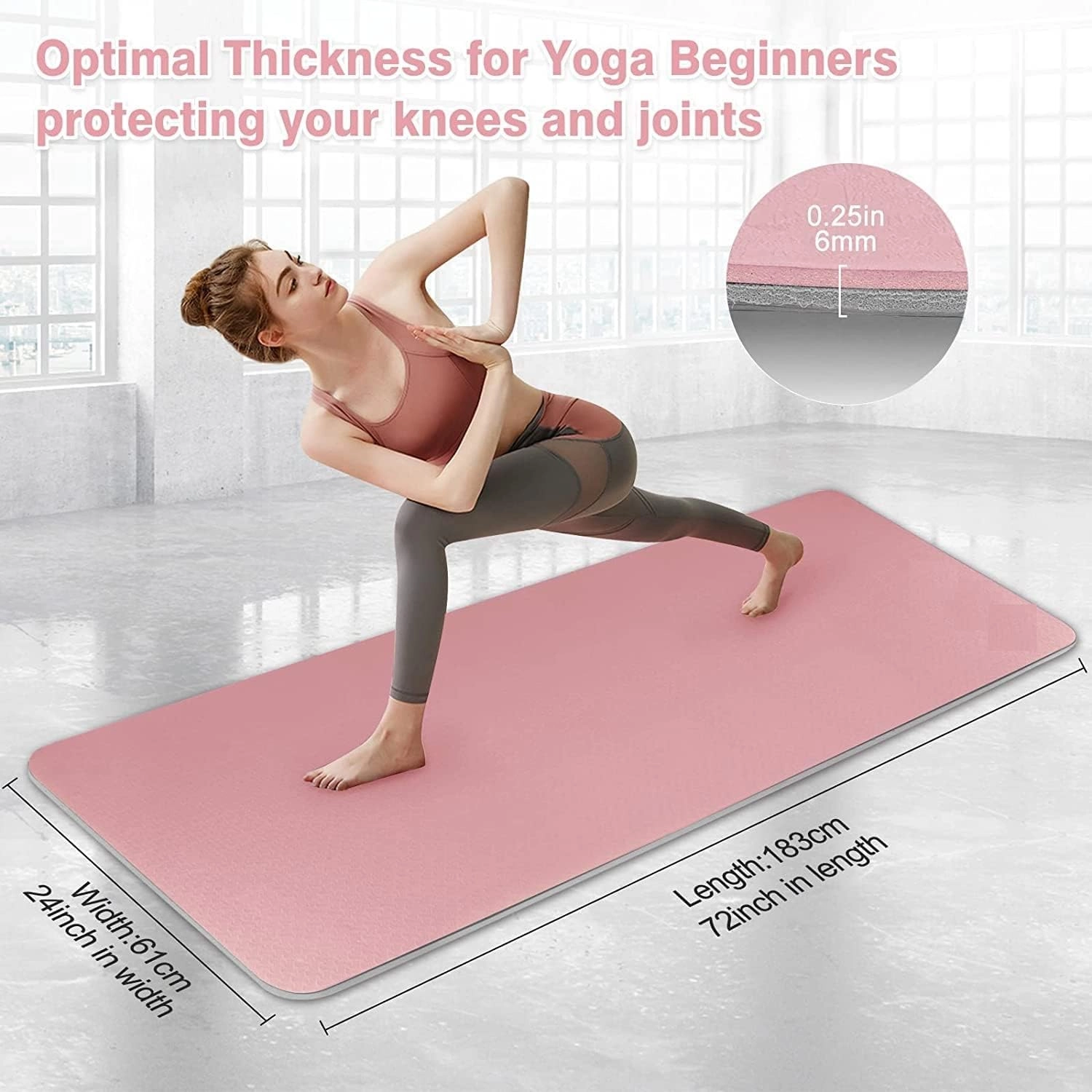 Yoga Mat - TPE 6mm