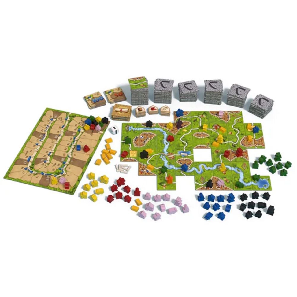 Carcassonne: Official Version - River and Lord Mini-Expansions (English, Arabic)