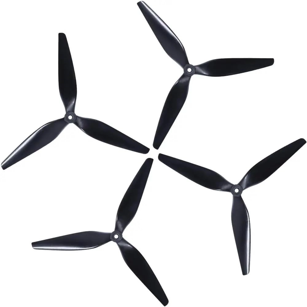 LINHUABAI Propeller - 2 pairs 10X5X3 3 Blades Black