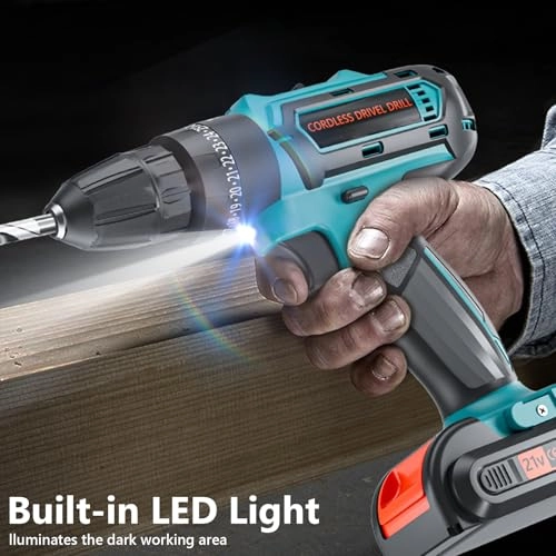 Cordless Drill - 2000 Milliamp Hours Kit