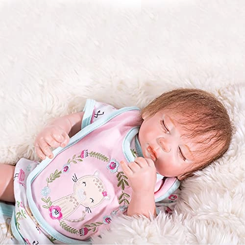 Rebirth Baby Doll - 19 Inch Vinyl Baby Girl Eyes Closed Ages 3+