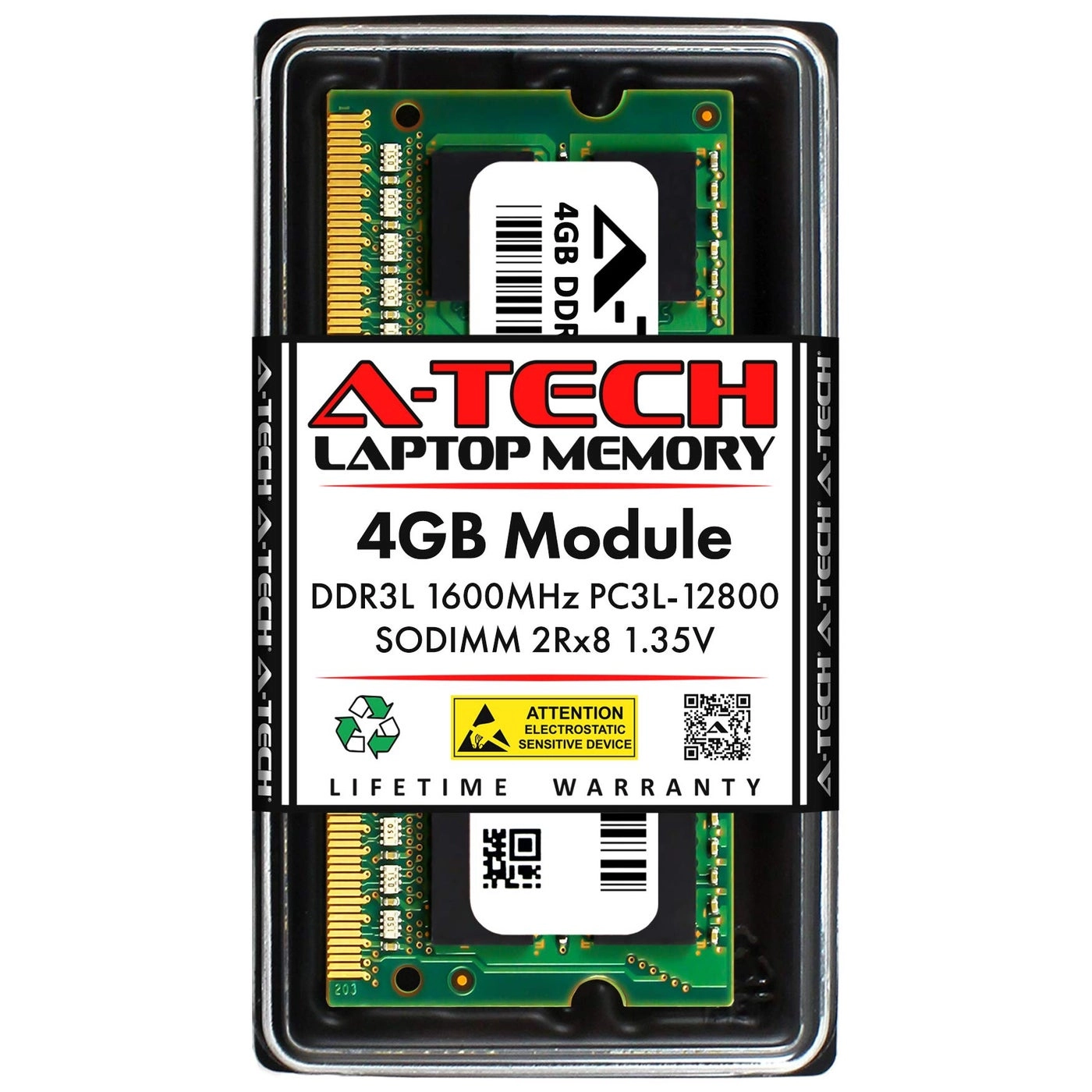 Atech CT51264BF160B - 4GB 1600MHz SODIMM DDR3/DDR3L