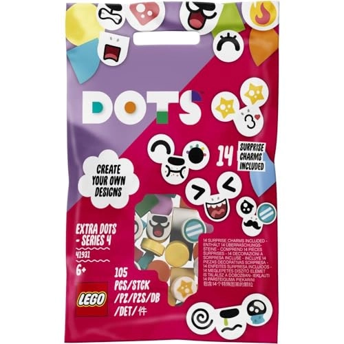 Extra DOTS Series 4 (41931) - Multicolored DIY Craft Decorations