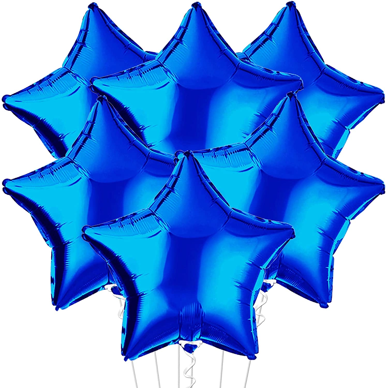 Star Foil Balloons - 6-Pieces Wedding Anniversary Birthday