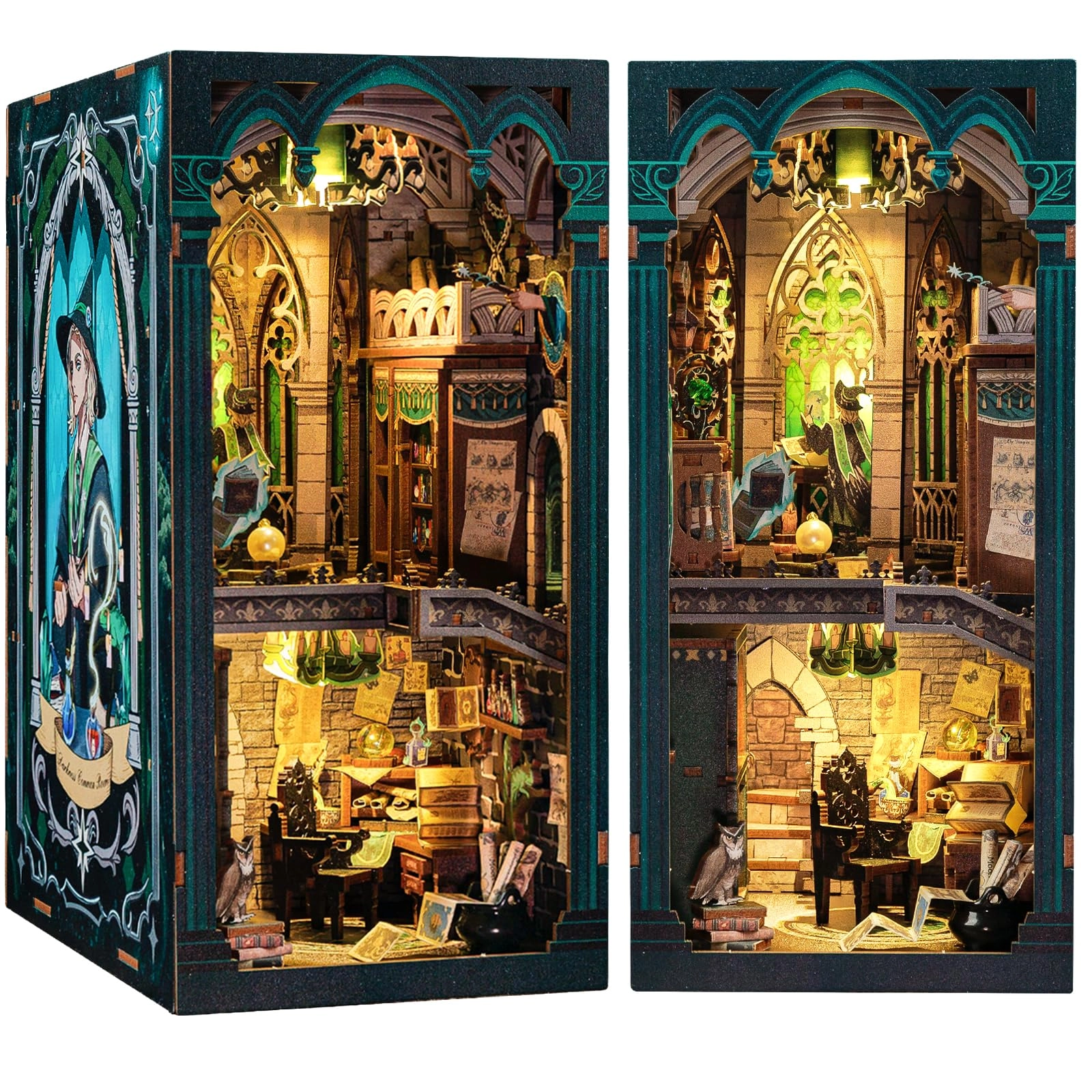 Book Nook Kit - Darkness Common Room miniature