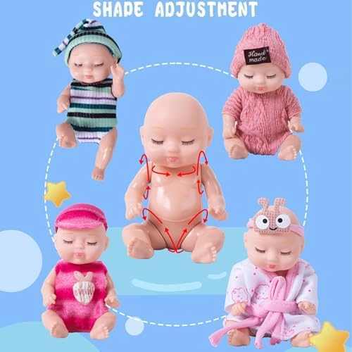 Reborn Mini Doll - 6 Pieces Forest Set