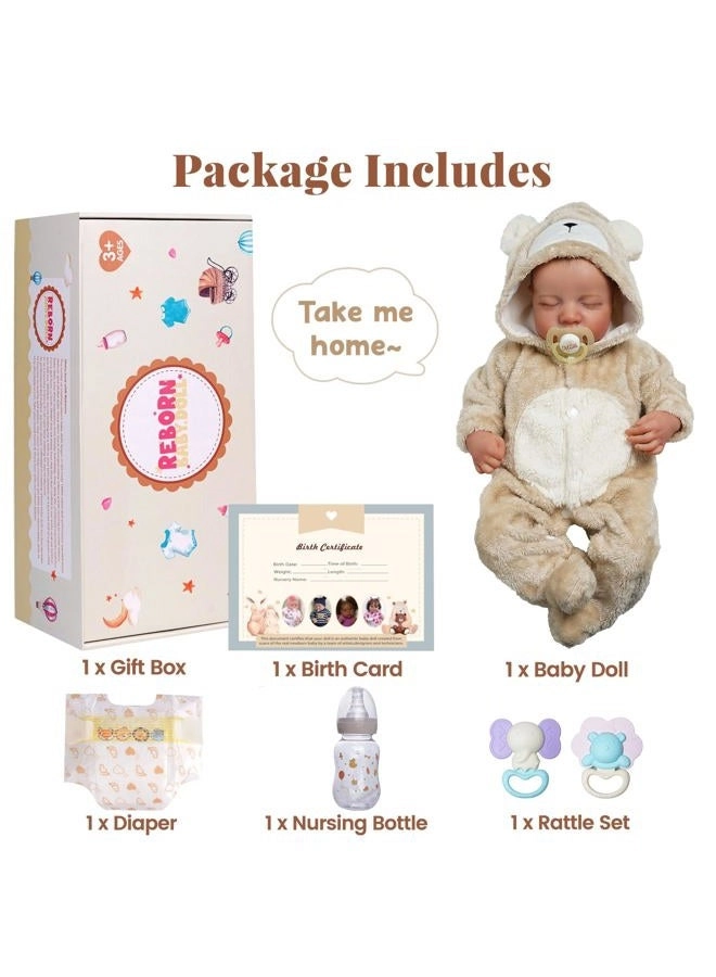 Reborn Baby Doll - 17Inch Vinyl Boy Ages 3+