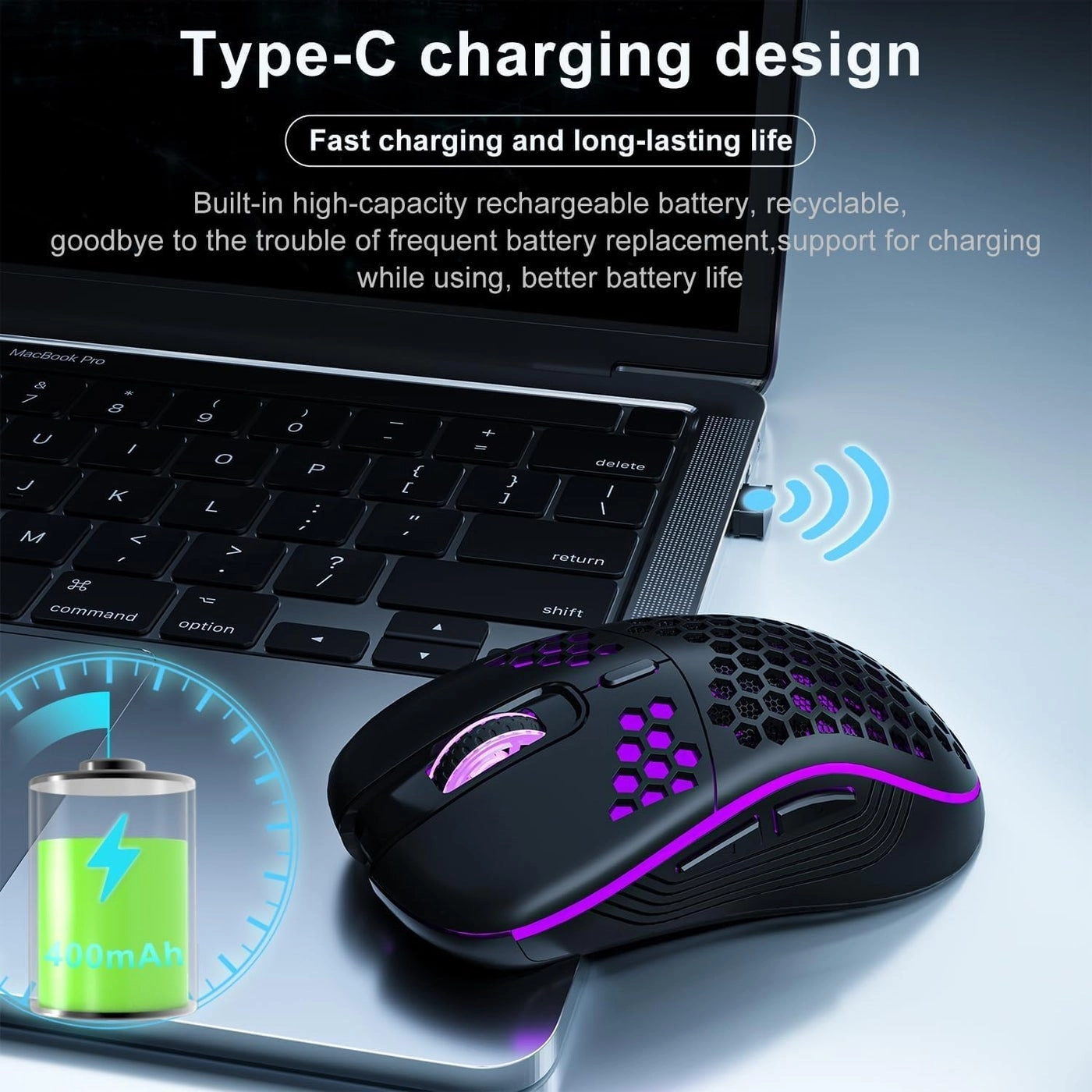 Wireless Gaming Mouse - USB