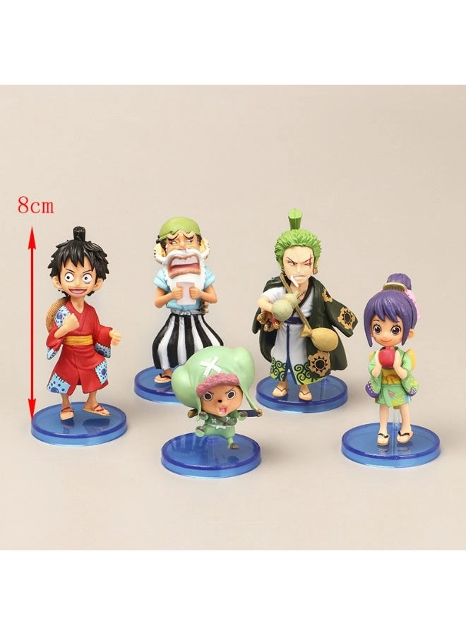 One Piece Wano Country Figure Set - 10-Piece - One Piece (QQ0678)