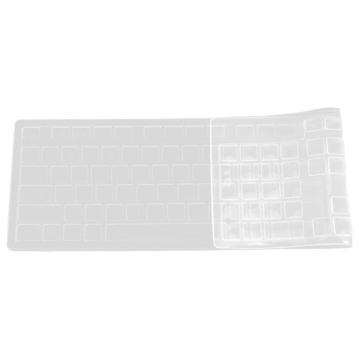 XEQLJ Keyboard Cover - Silicone Transparent 44cm*13cm*0.3cm