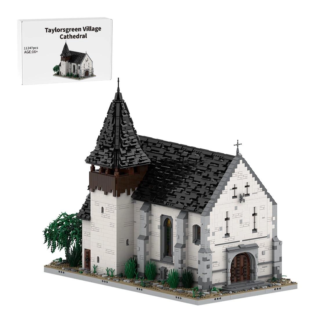 WOWOBONTOY Medieval Church (XOGW000T6I11645EQV9UM2) - MOC Modular Architecture