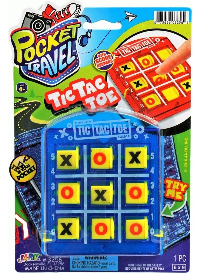 Portable Tic Tac Toe - 1 Pack Mini Travel