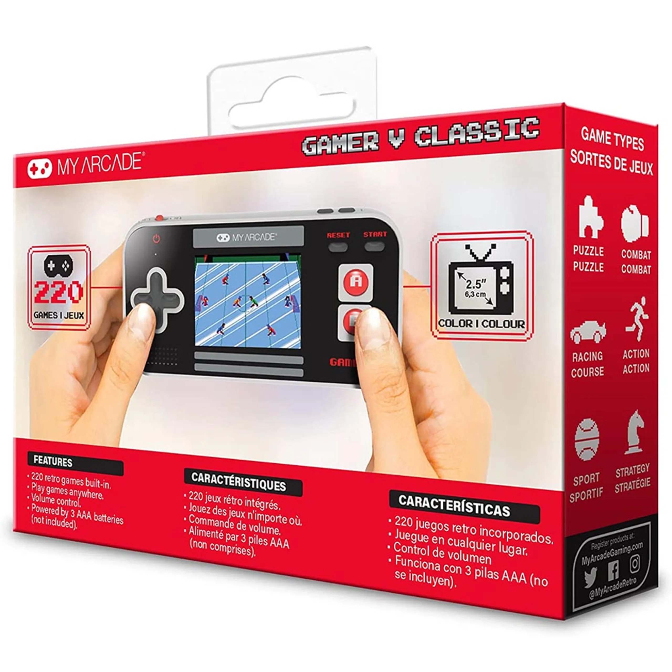 Gamer V - 220 Games Black