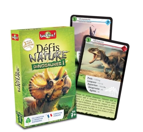 Challenges Nature Dinosaur 1 - Card Game (French)