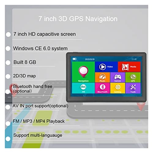 Truck GPS Navigation 4865189536 - 7 inch