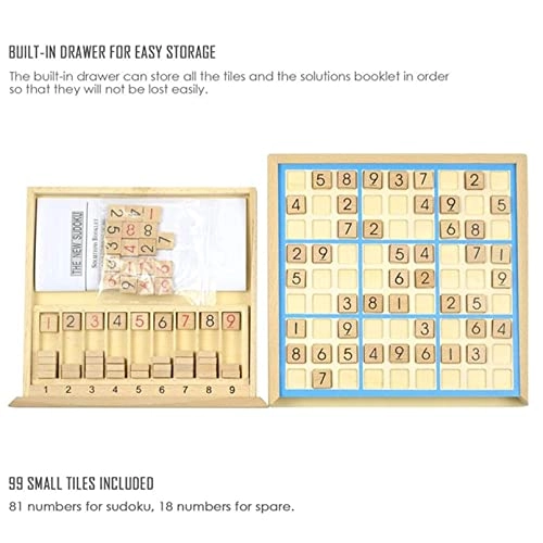Wooden Sudoku Board Game