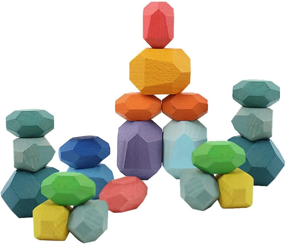 Wooden Stone Toy - 2-5 years 21 pieces