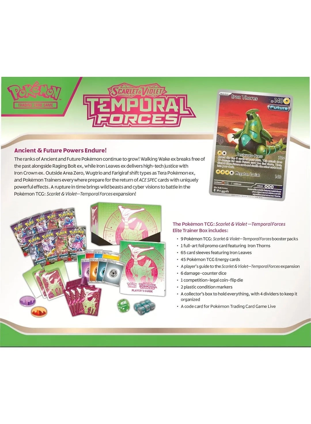 Scarlet & Violet-Temporal Forces Elite Trainer Box