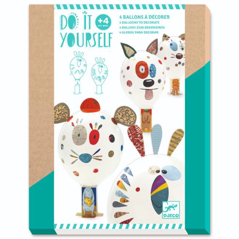 DJECO Animal Balloons - 4+ years