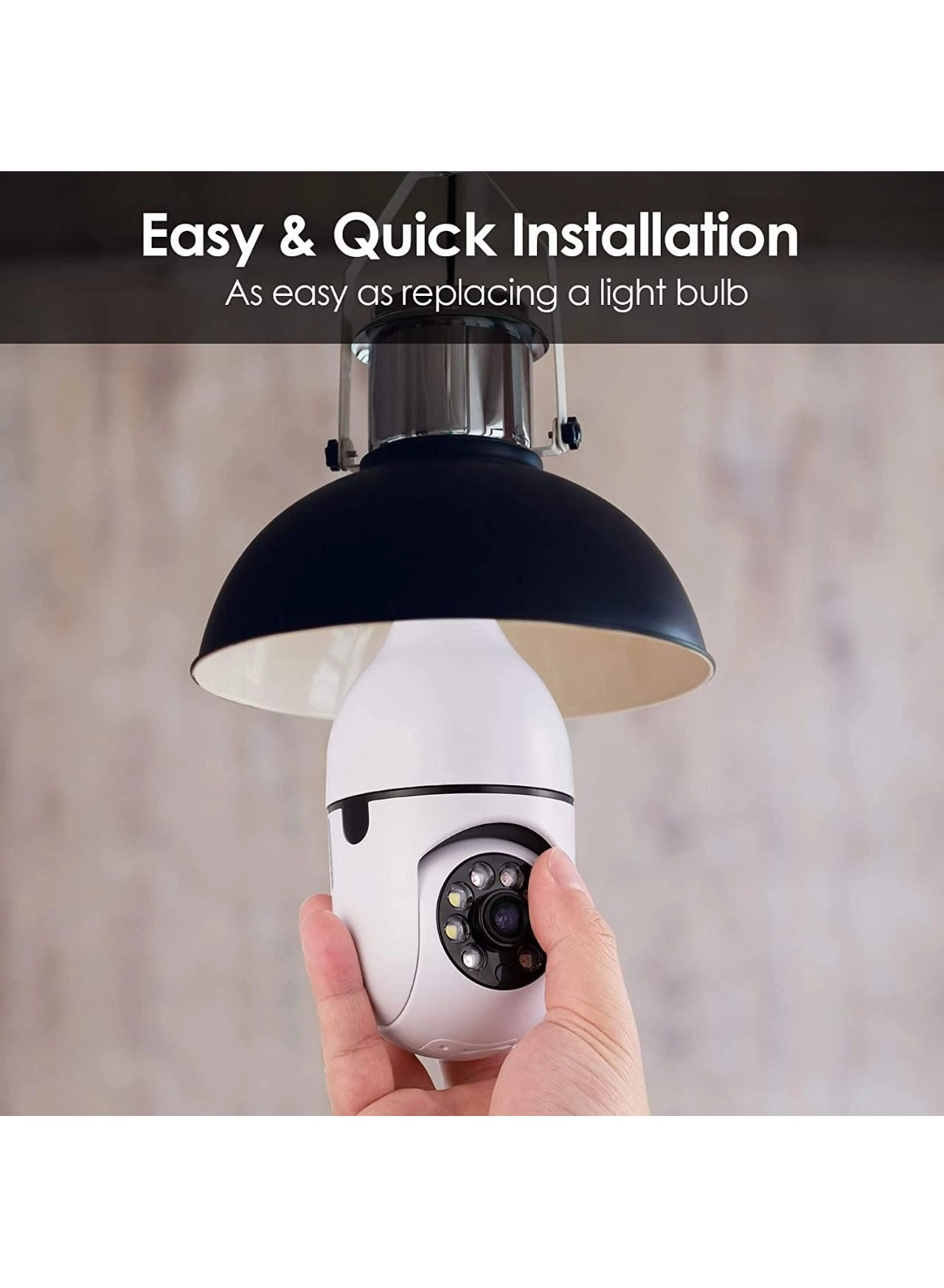E27 Bulb Camera