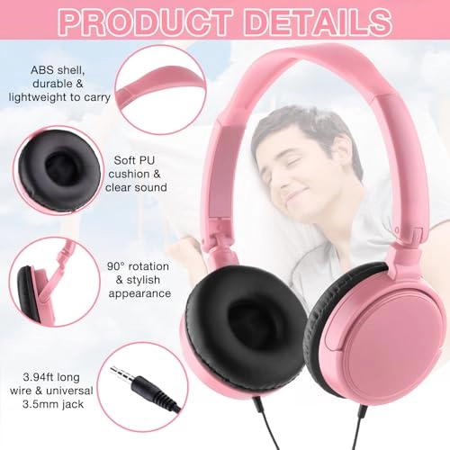 Classroom Headphones Wired Headphone 18 Pack