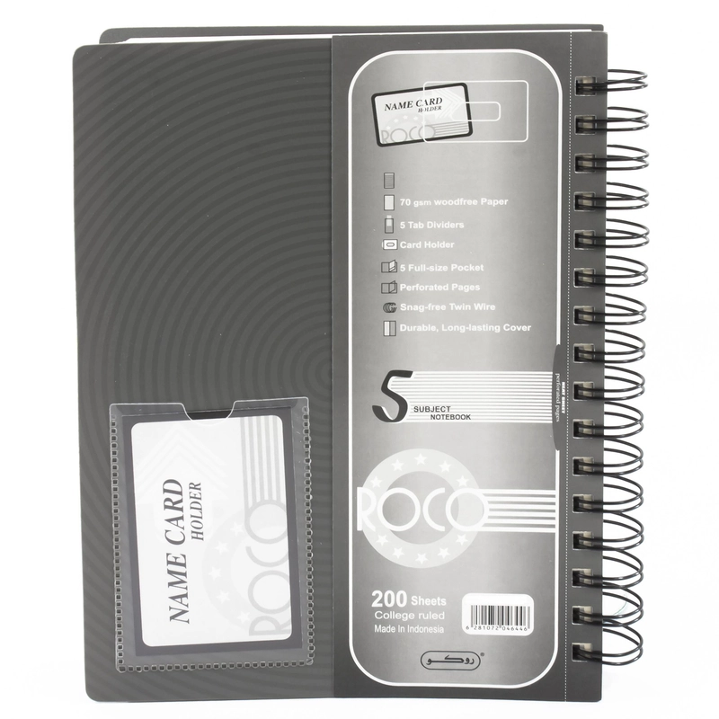 University Notebook Spiral - Grid 200 Sheets