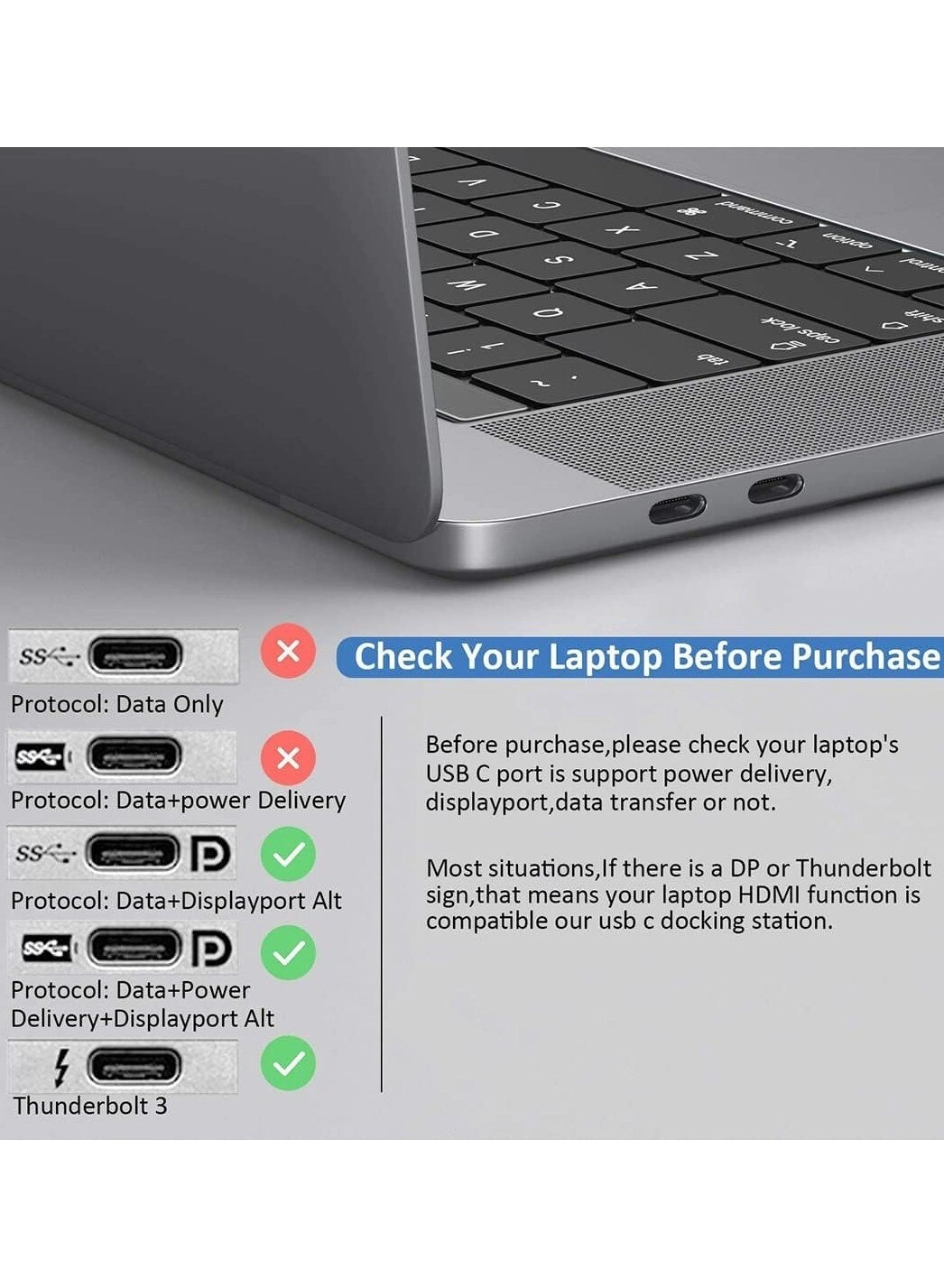 USB-C Docking Station - USB-C MacBook M1