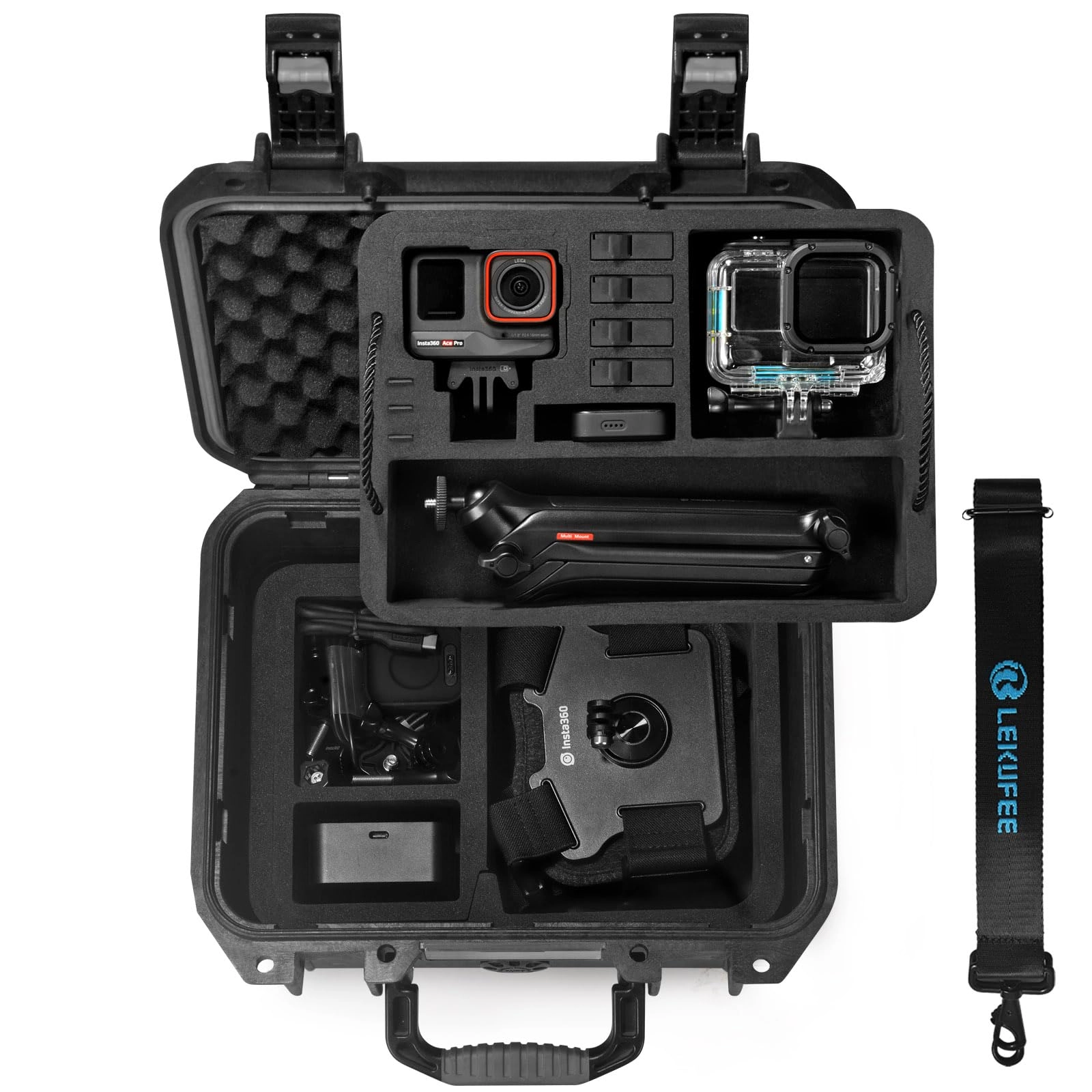 LEKUFEE LK470 - Insta360 Ace Pro 2,Insta360 Ace Pro,Insta360 Ace Camera Waterproof Hard Carrying Case