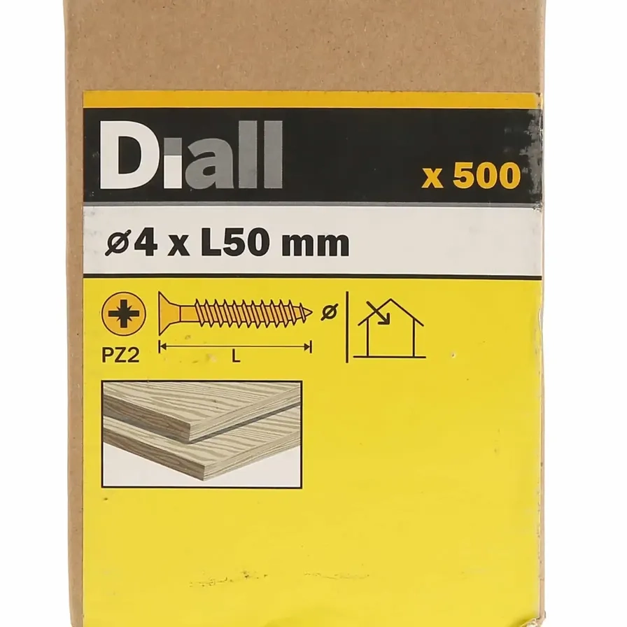 Carbon Steel Wood Screw Pack 4mm 50mm