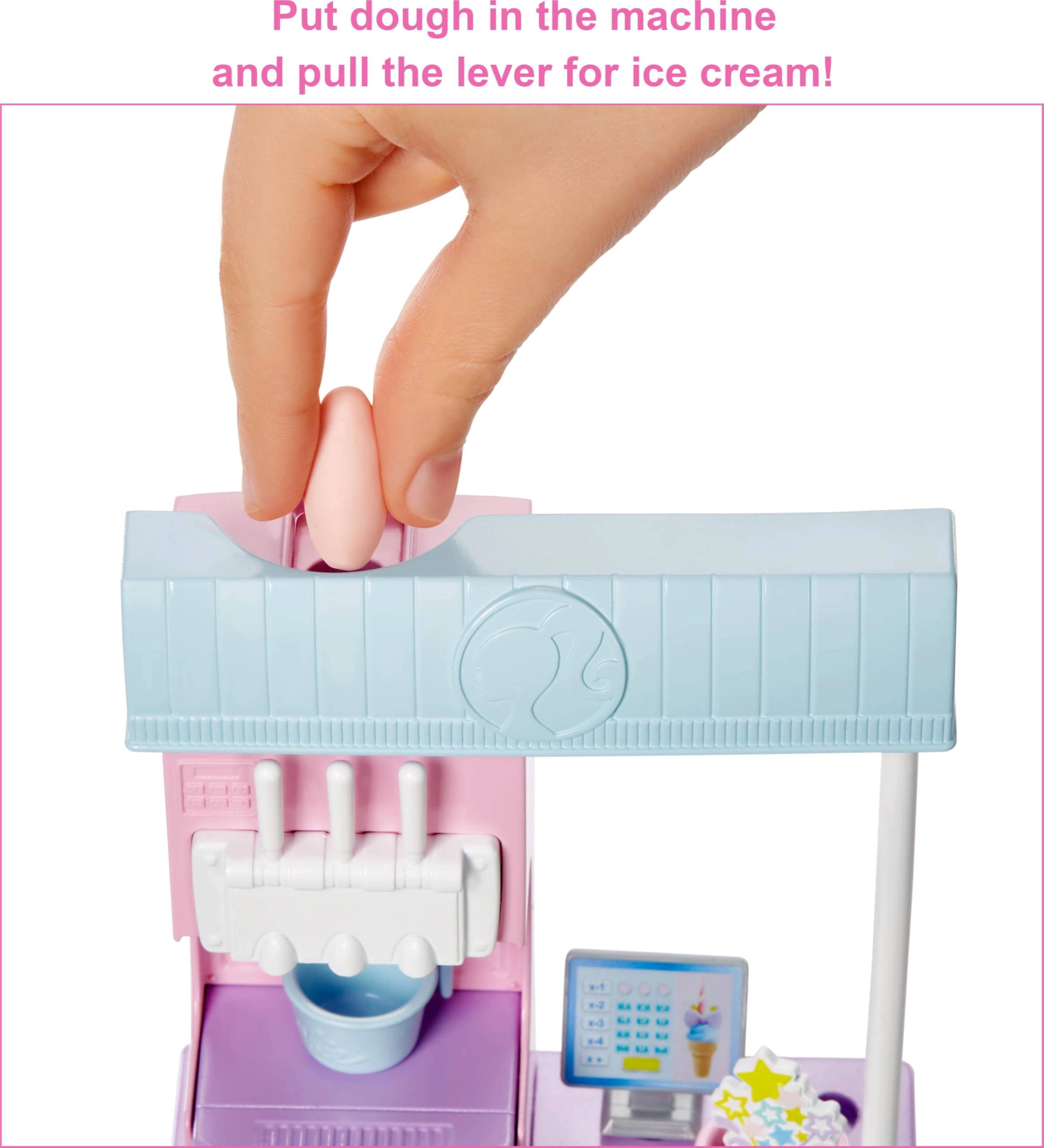 Barbie Ice Cream Shop Set - 12 inches Blonde Ages 3+