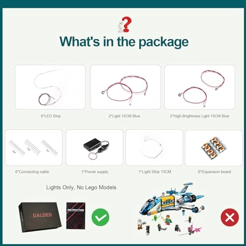 LED Light Kit for LEGO Dreamzzz Mr. Oz Space Bus 71460