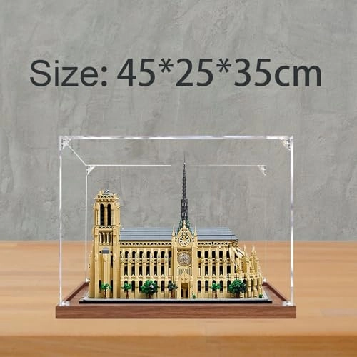 Clear Acrylic Display Case - 45 x 25 x 35 cm 3MM for Set 21061