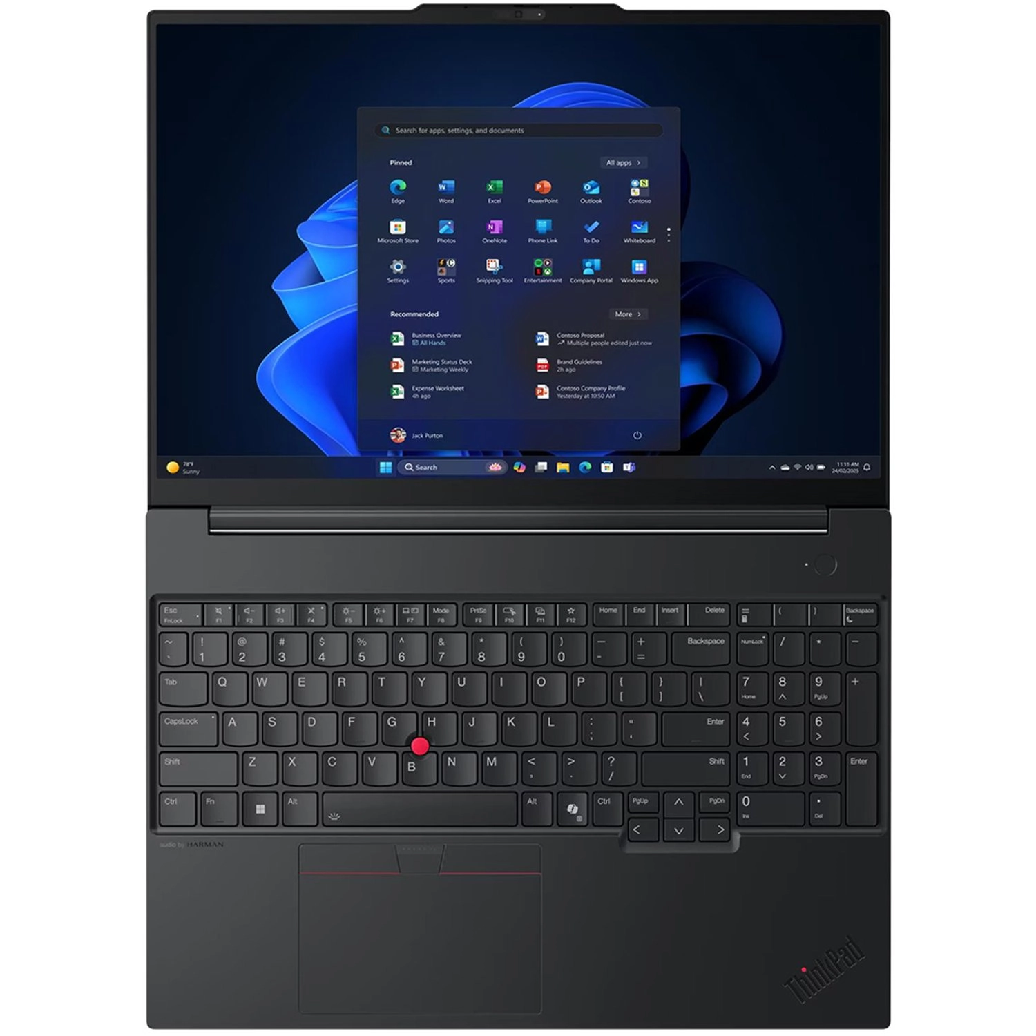 ThinkPad E16 Gen 3 21SR001QGR - 16'' Core Ultra 5-225U 16GB DDR5 512GB SSD