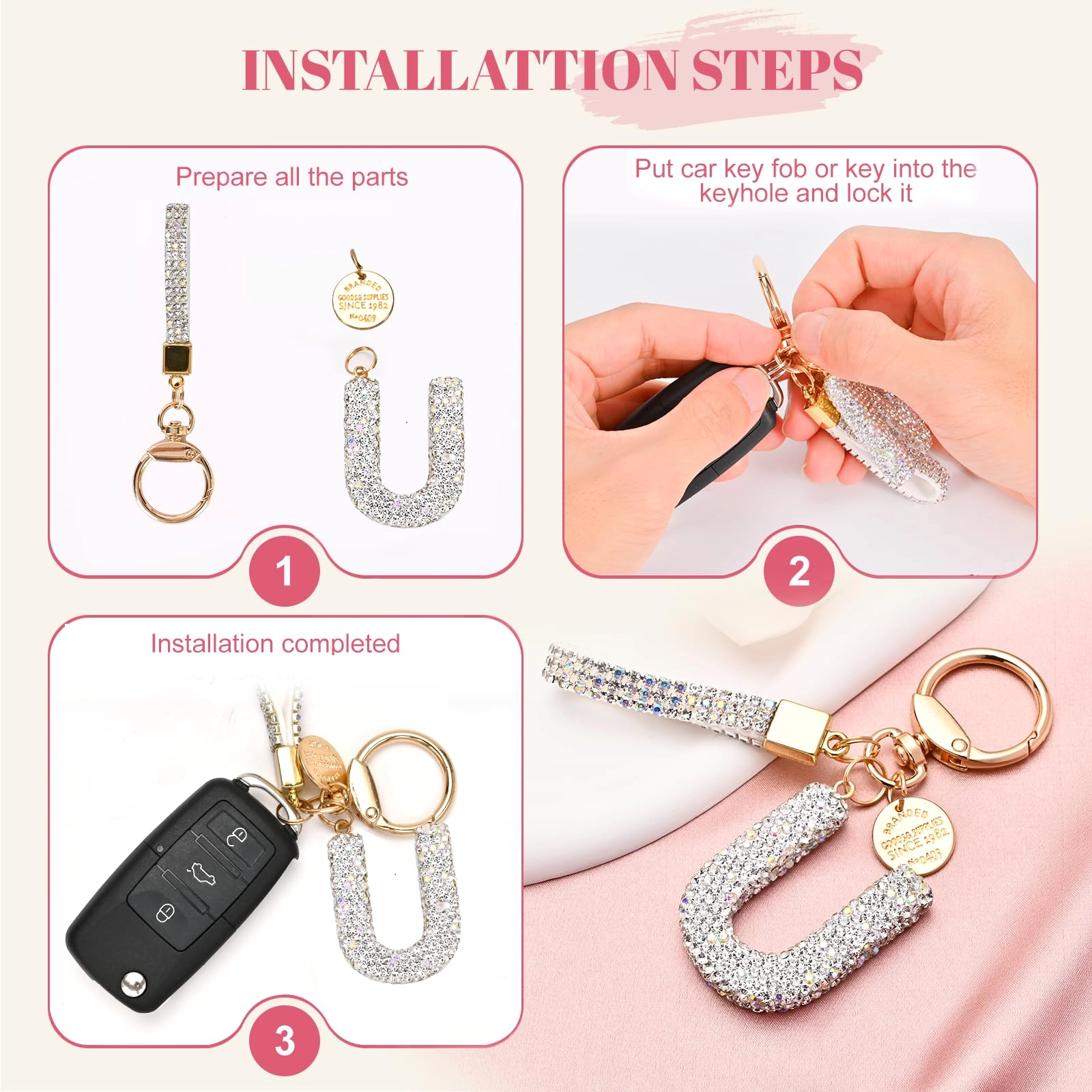 Initial Letter Keychain