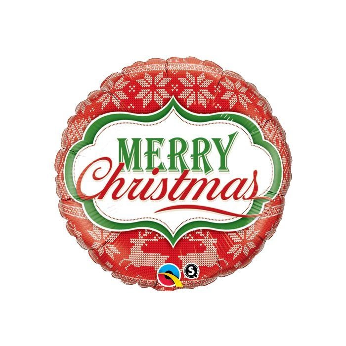 Qualatex Merry Christmas Nordic Pattern